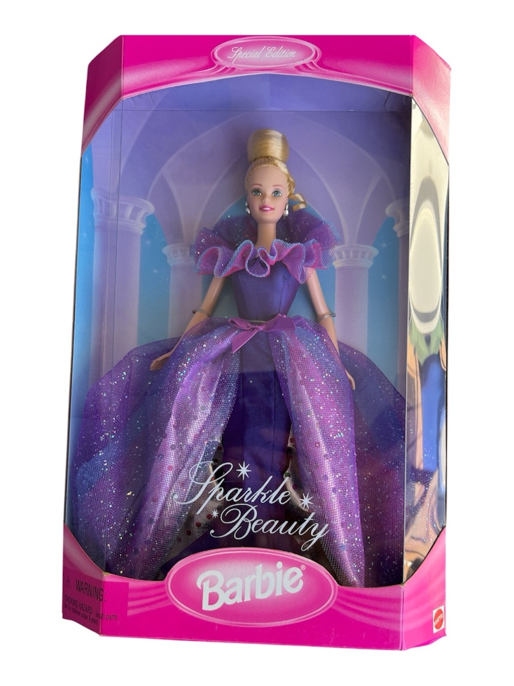 1997 Sparkle Beauty Barbie Purple Sparkle Gown Doll - Special Edition NRFB